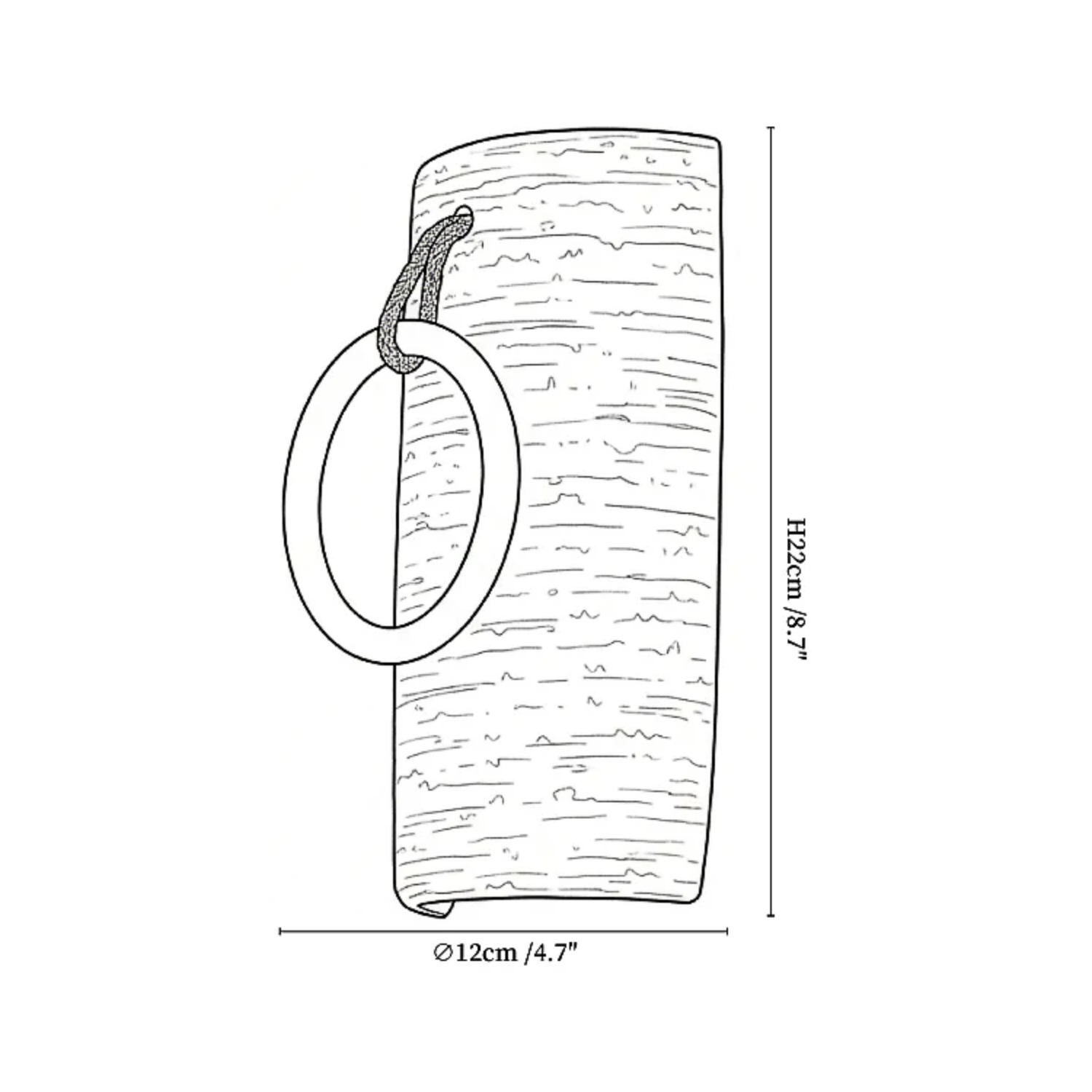 Monovi Natural Stone Wall Light