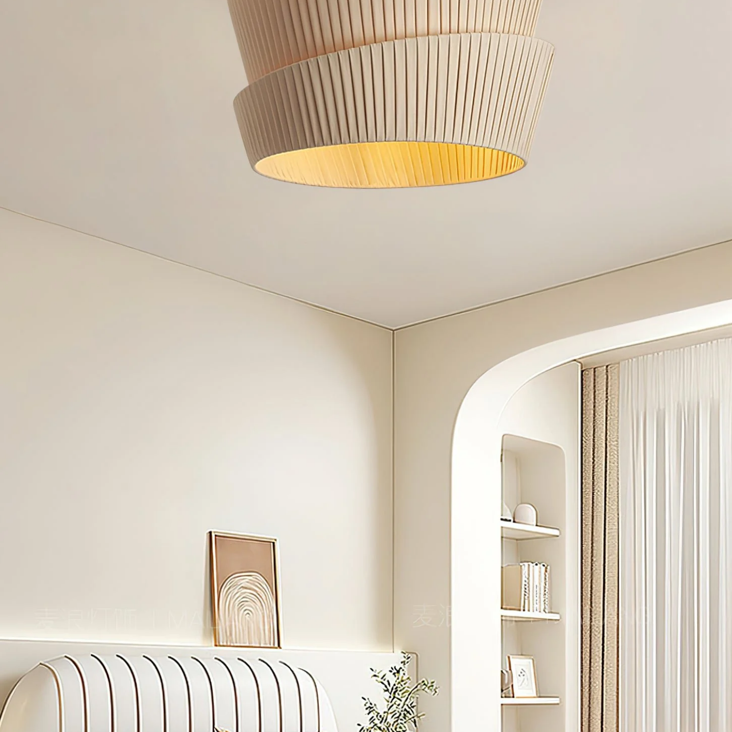 Melo Twist Japandi Ceiling Light