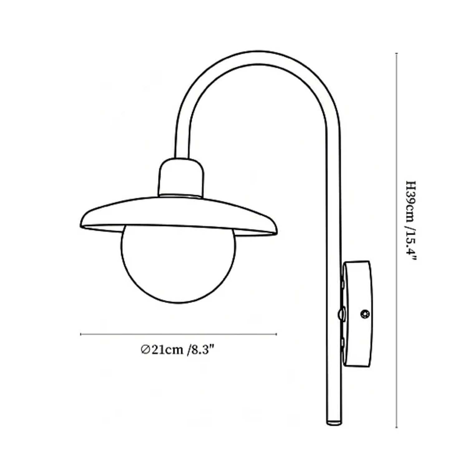 Mocone Outdoor Wall Light