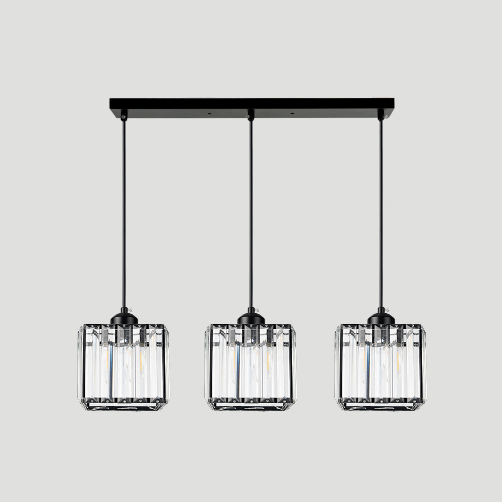 Multi-Head Crystal Pendant Light