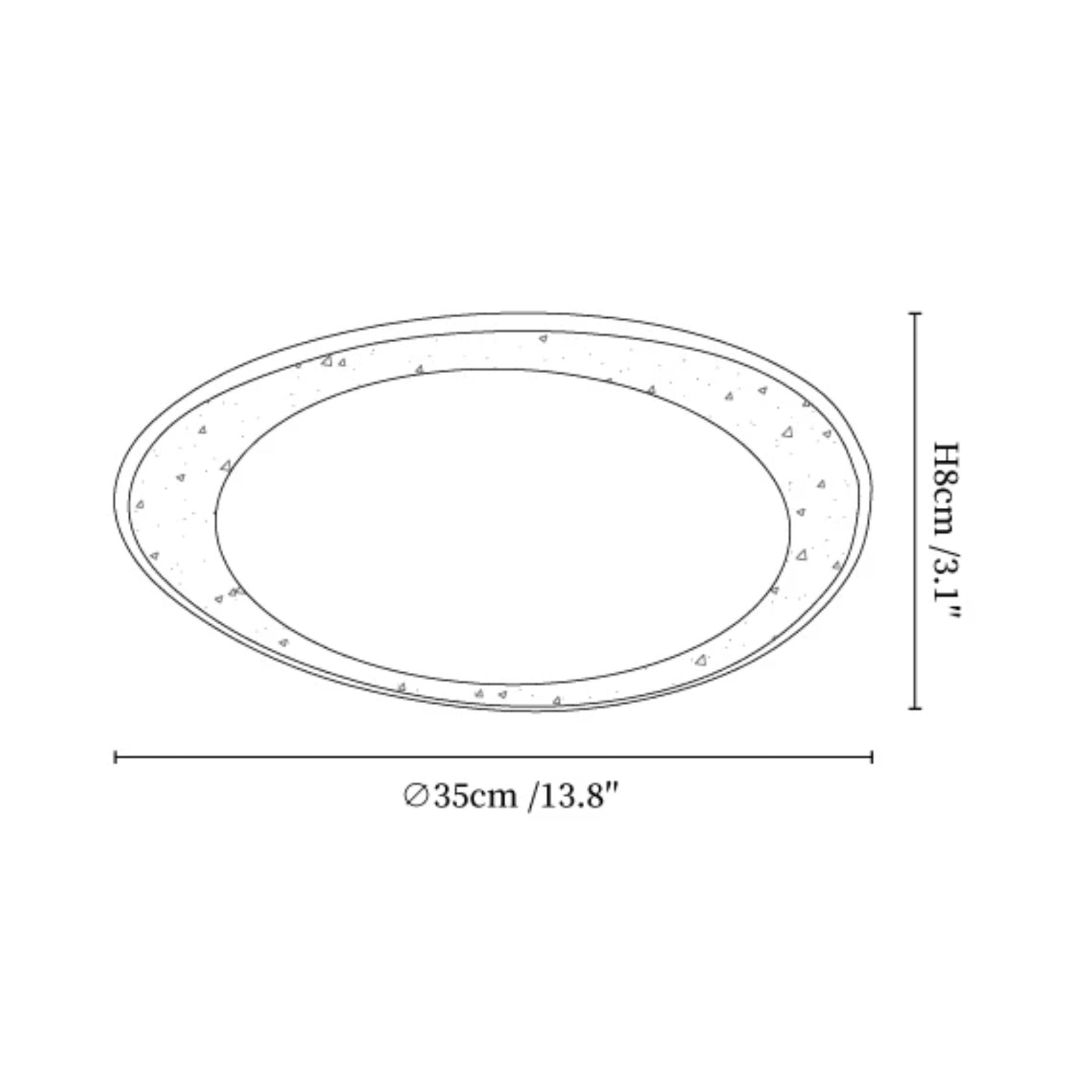 Fiolyn Leaf Natural Stone Ceiling Light