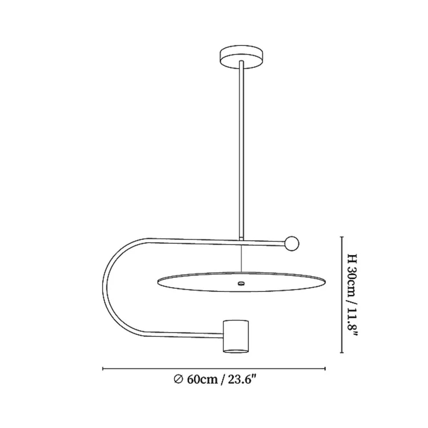 Meliza Disc Pendant Light
