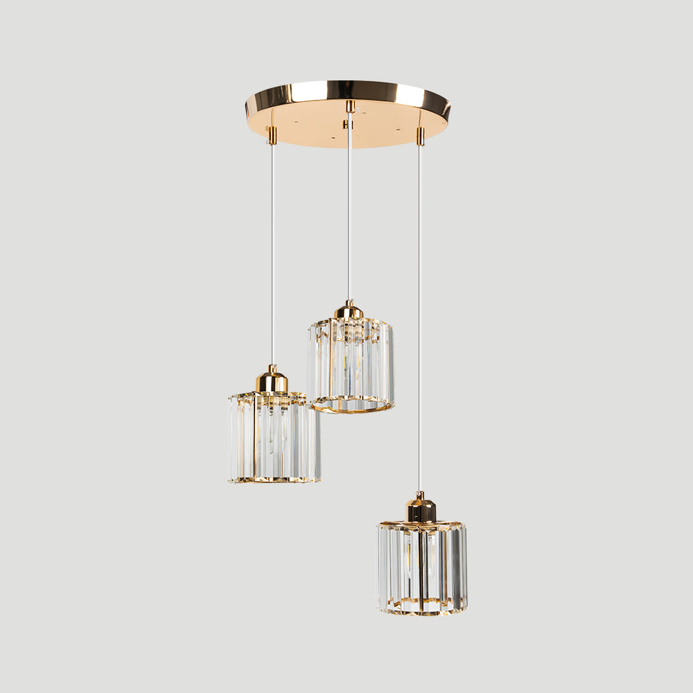 Multi-Head Crystal Pendant Light