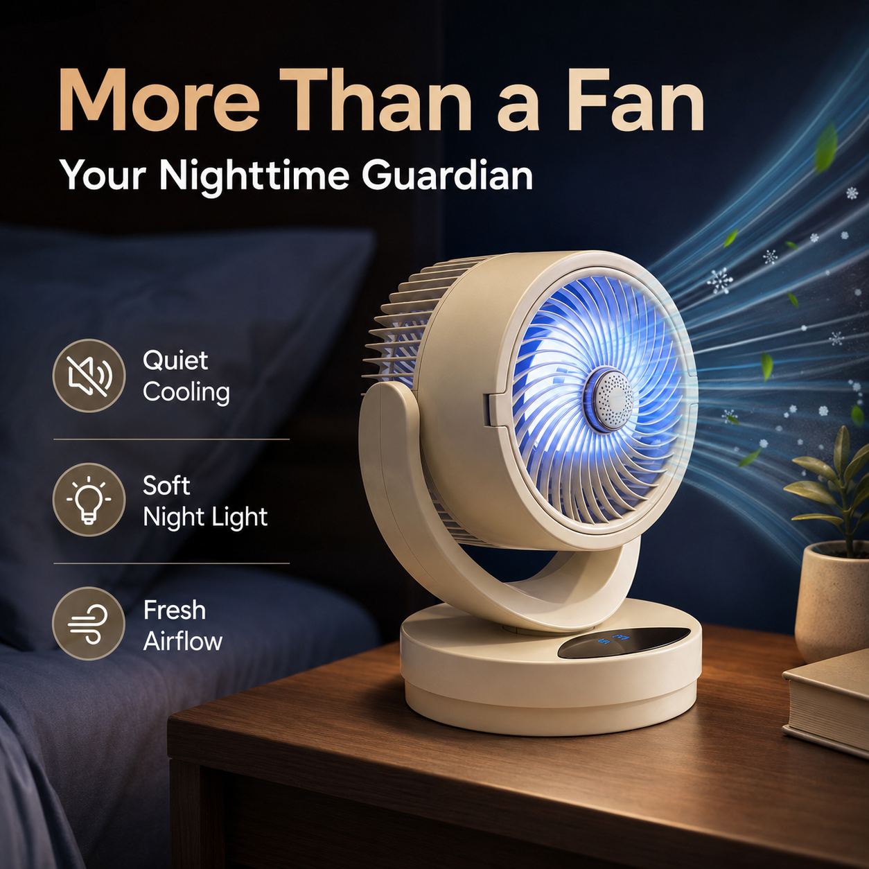 Rowanro Outdoor Table Fan
