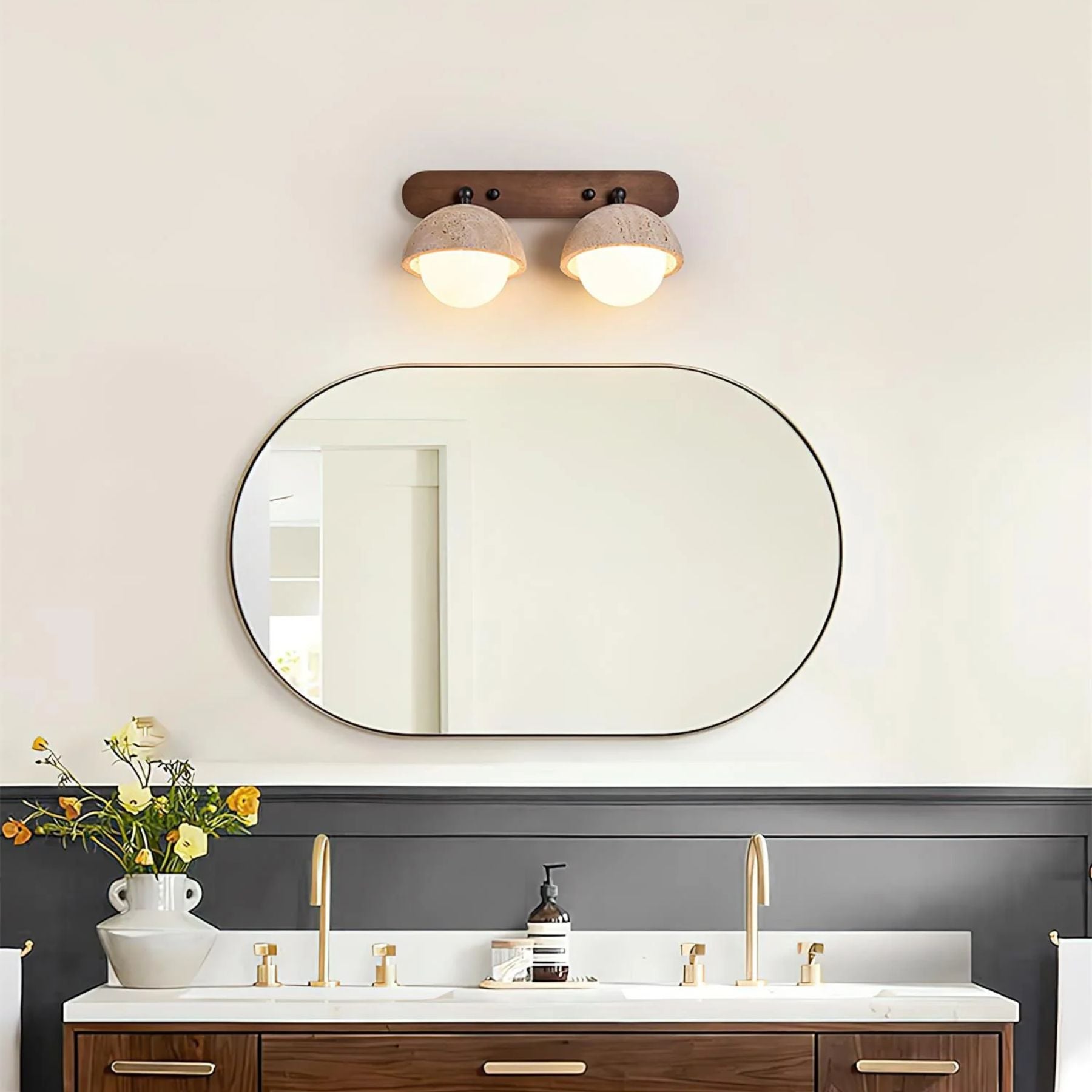Pellenza Natural Stone Wall Light