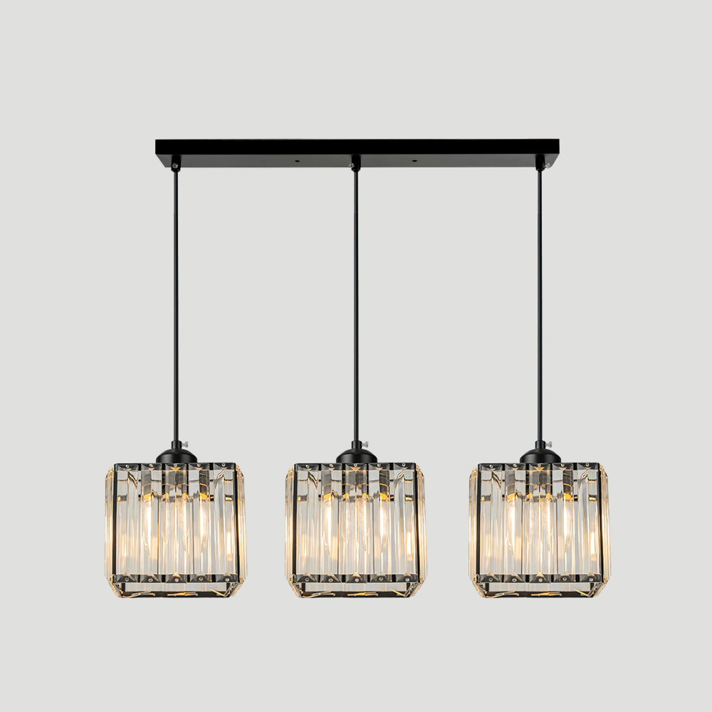 Multi-Head Crystal Pendant Light