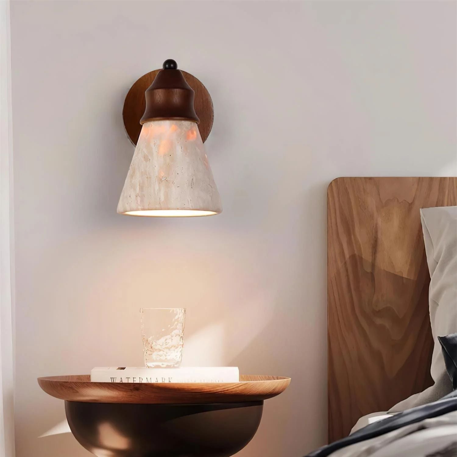 Tomiso Natural Stone Wall Light