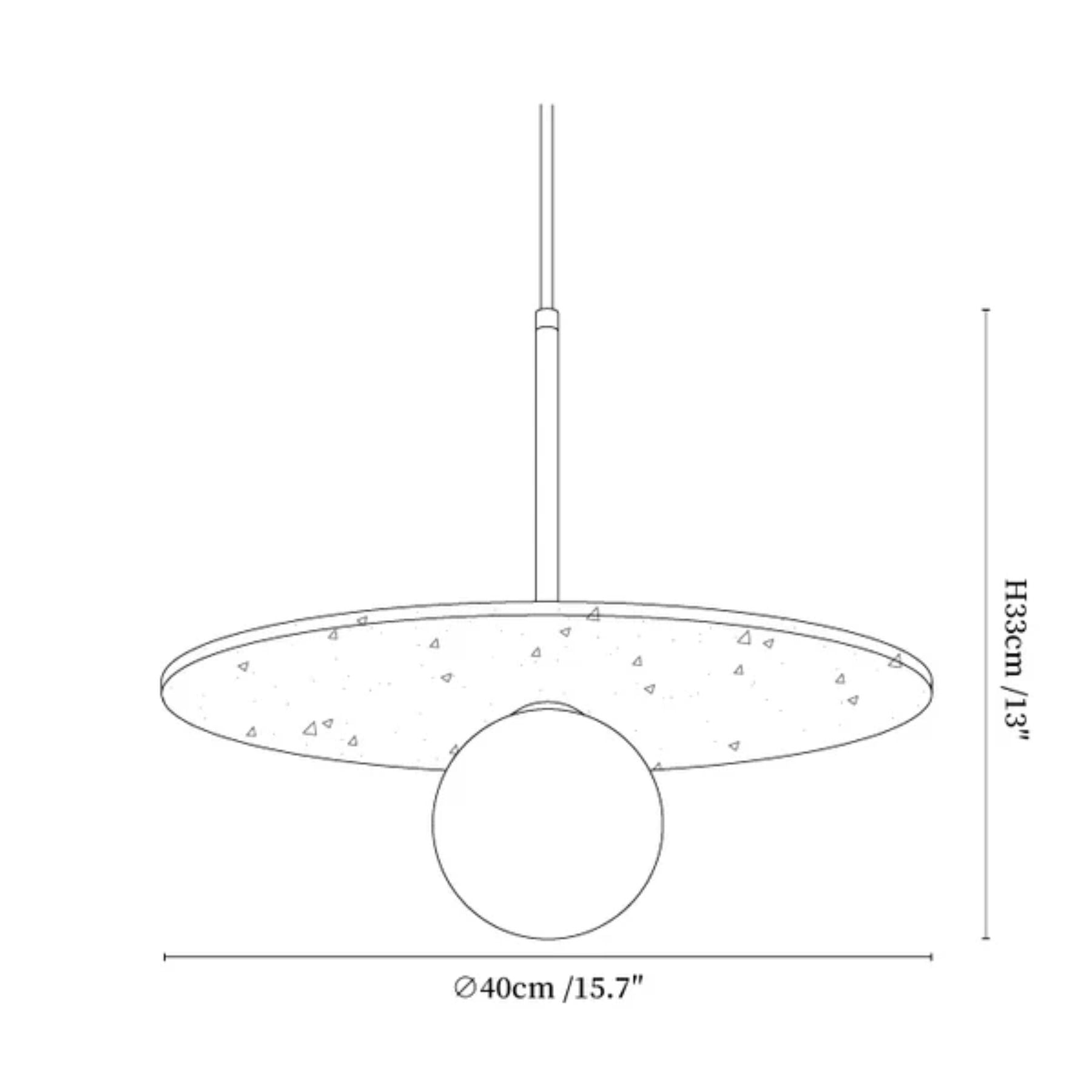 Juvesa Natural Stone Pendant Light