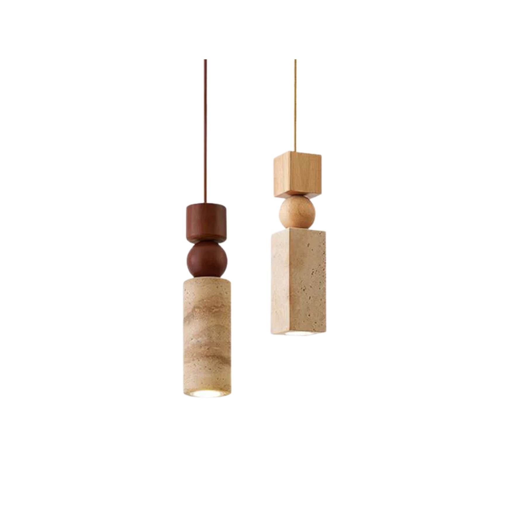 Norvello Travertine Pendant Light