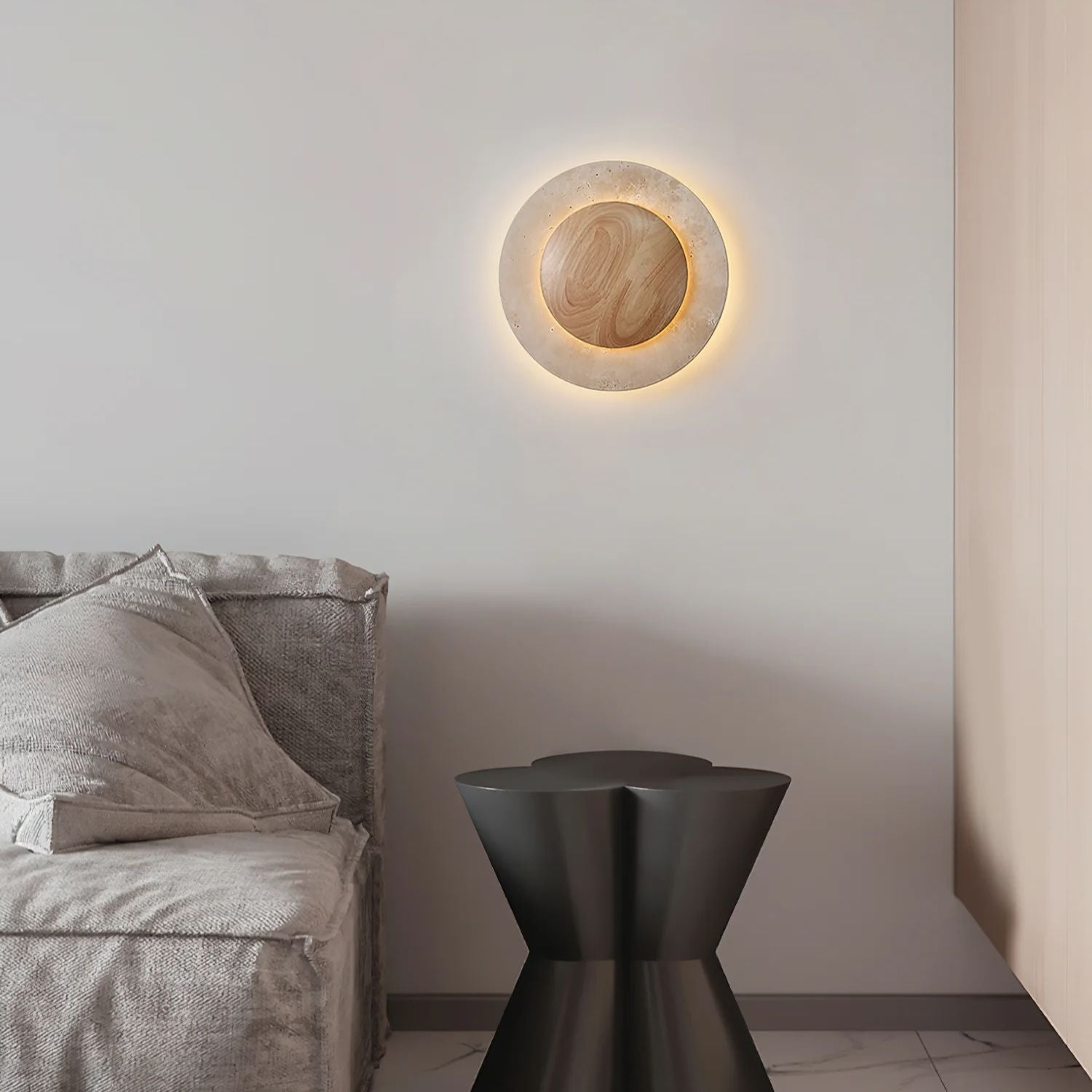 Celazo Natural Stone Wall Light
