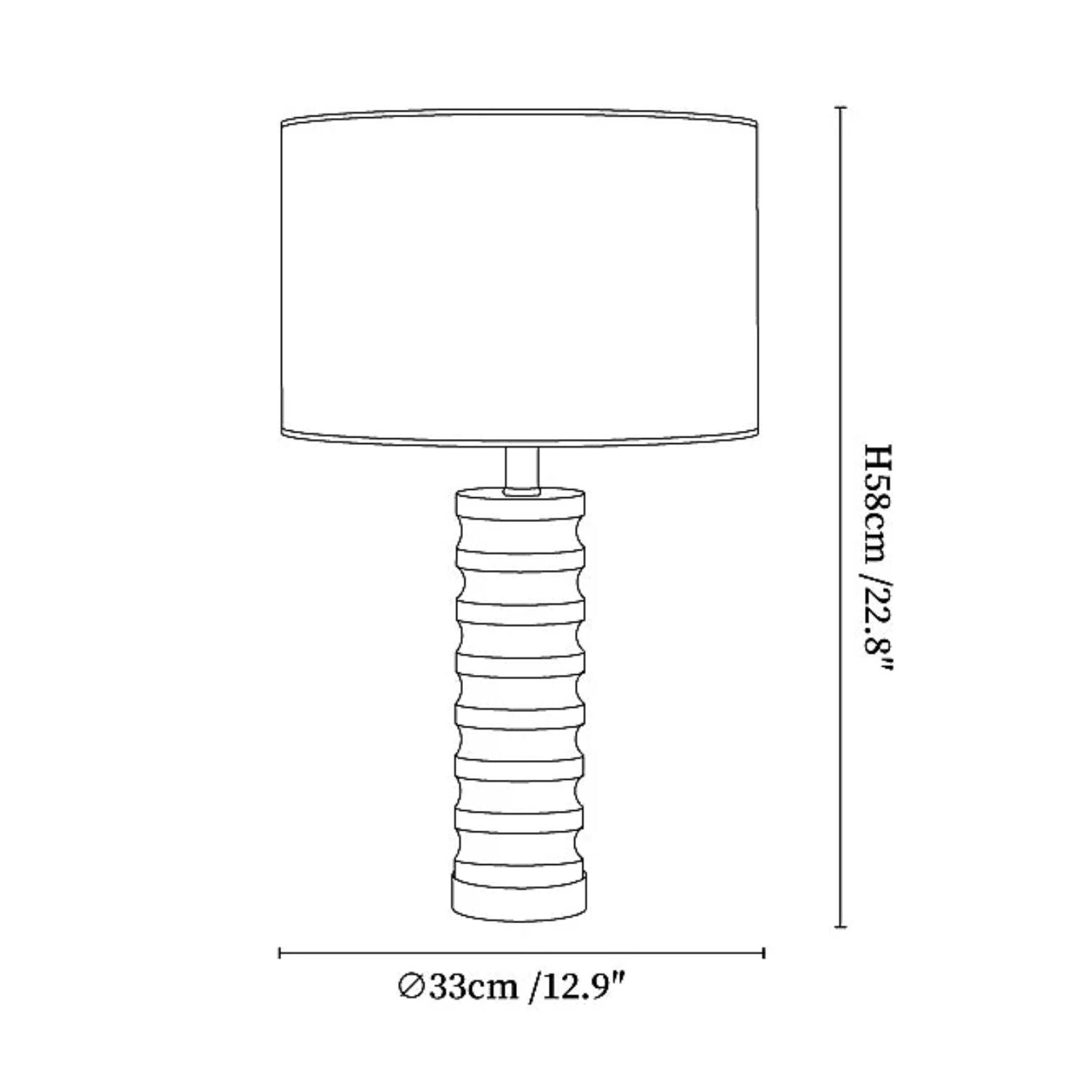 Rivame Marble Table Lamp