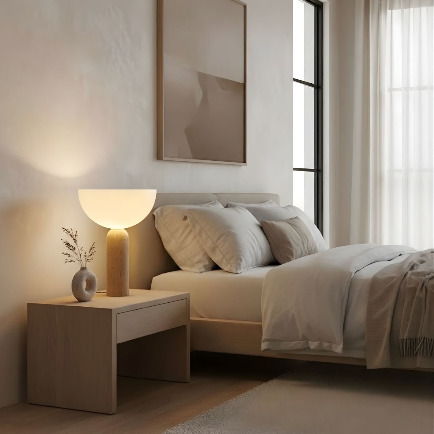Polvo Natural Stone Table Lamp