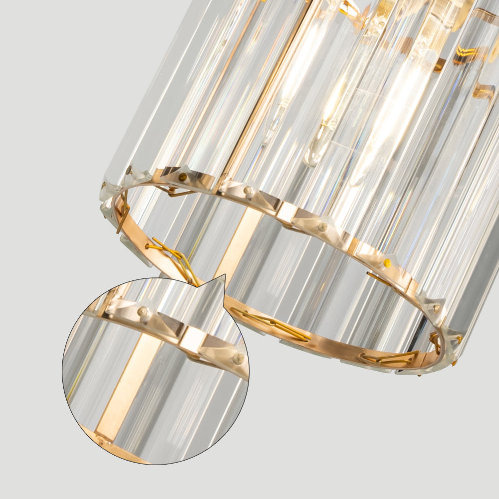 Multi-Head Crystal Pendant Light