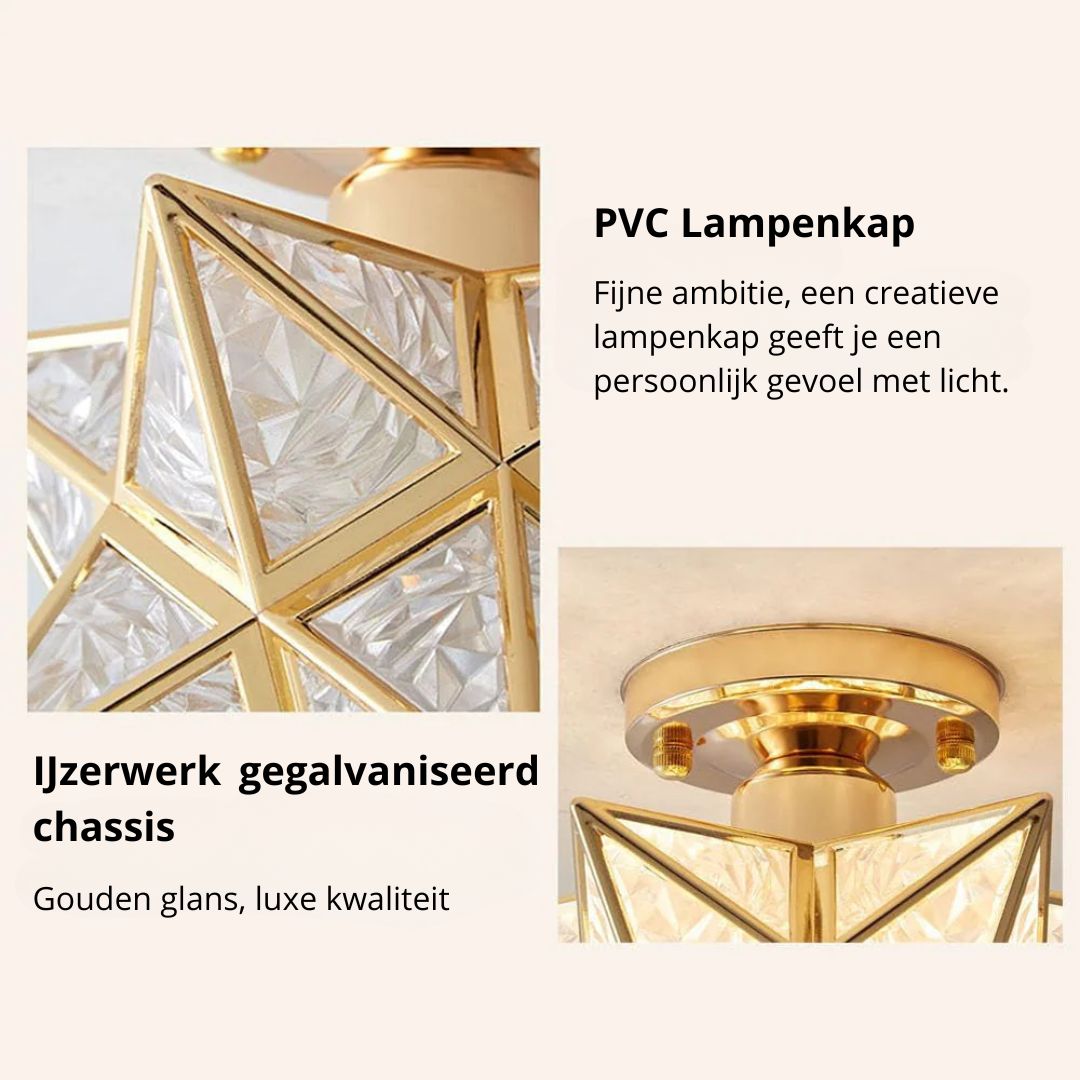 Pinlo Star-Shaped Ceiling Light