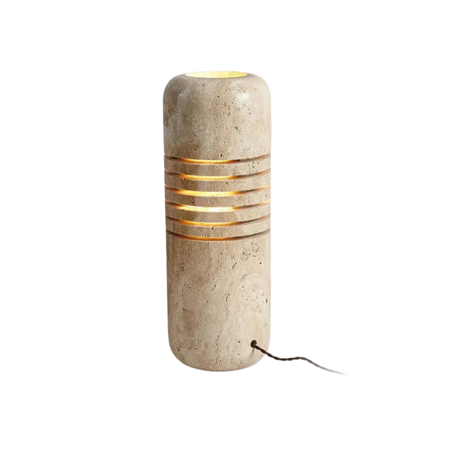 Buscus Travertine Table Lamp