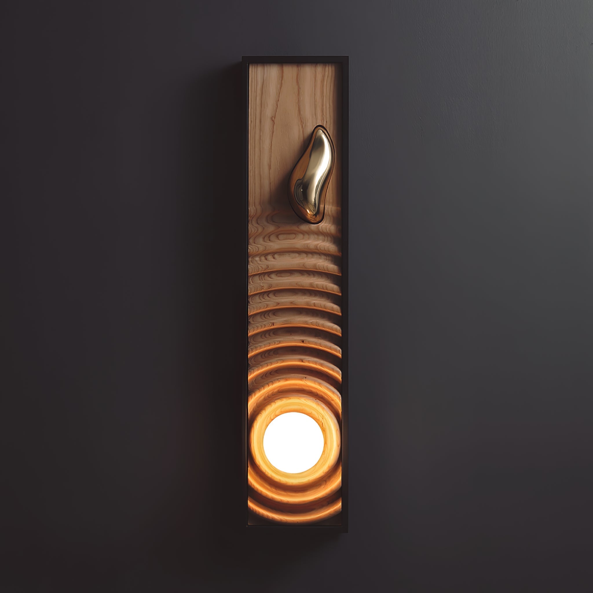 Moluze Wooden Wall Light