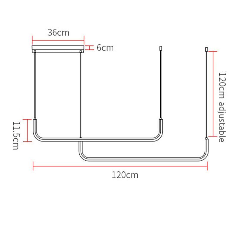 Joruor Linear Pendant Light