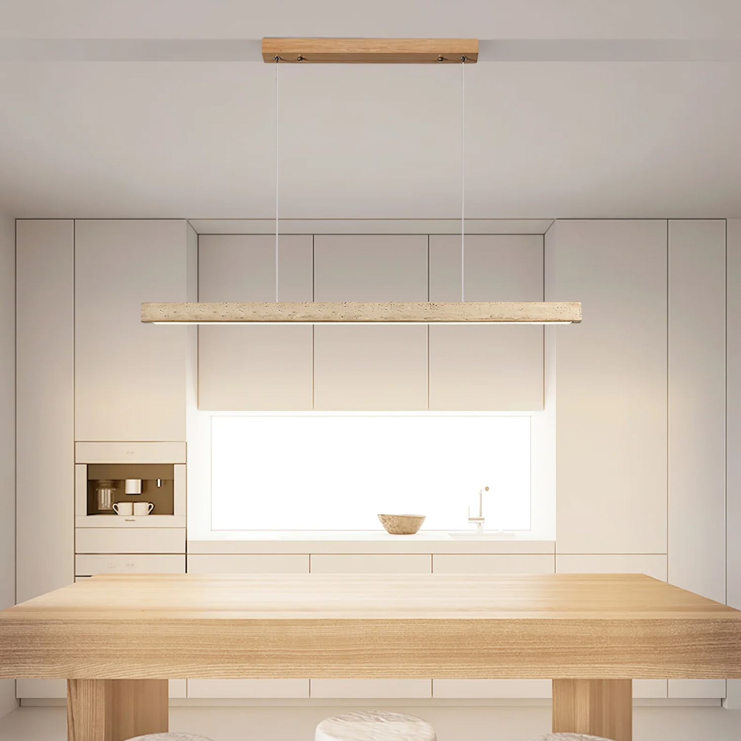 Lynaze Natural Stone Pendant Light