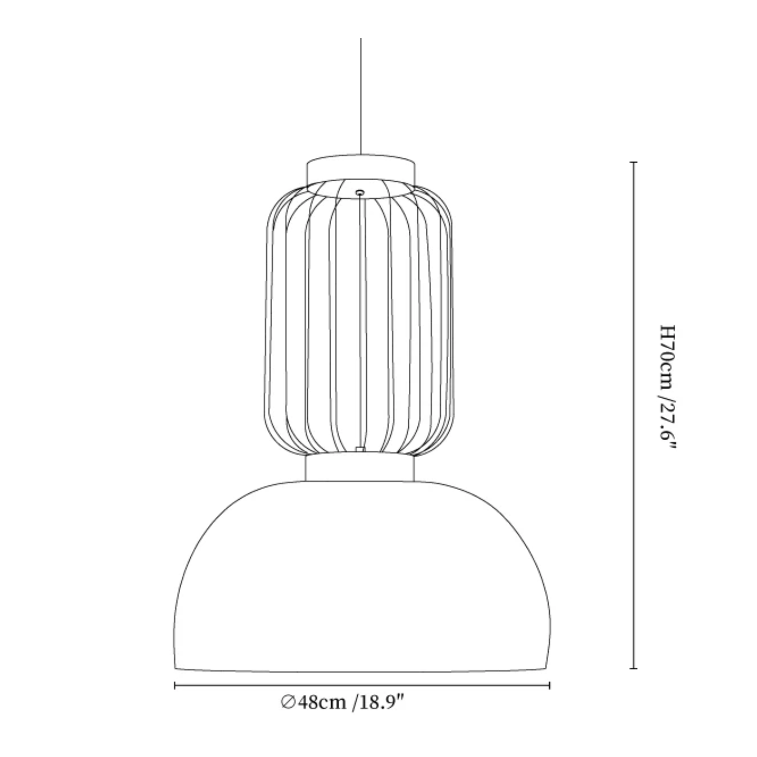 Koros Pendant Light