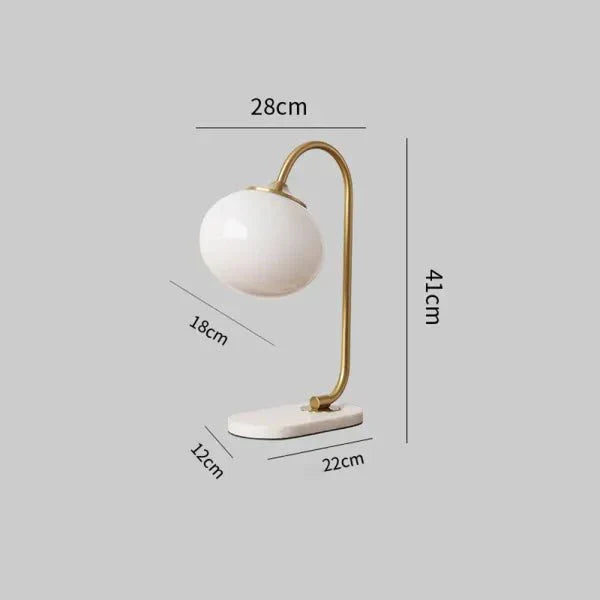 Mallow Glass Table Lamp
