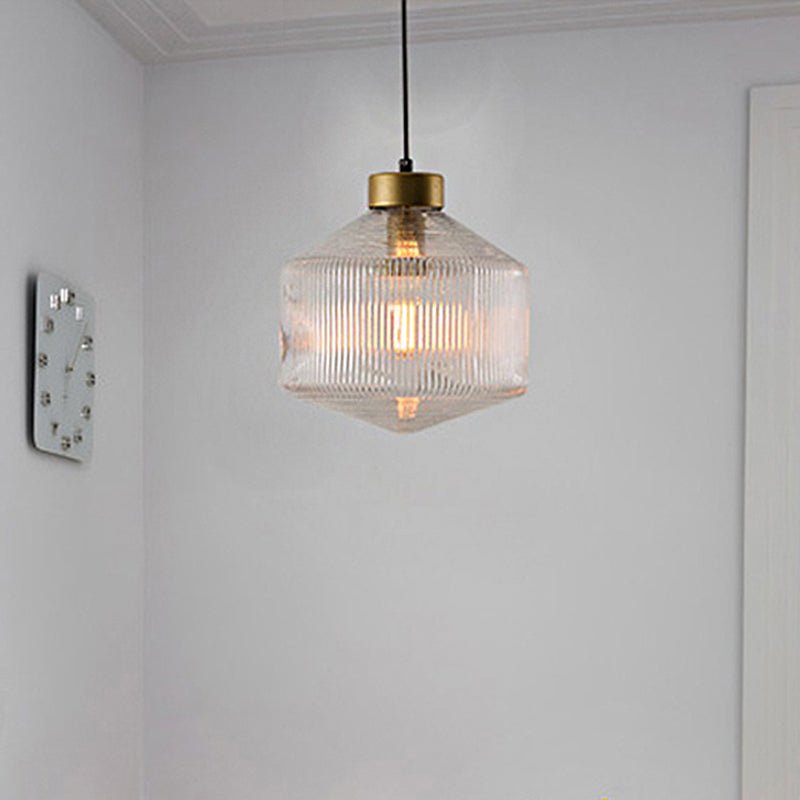 Tromel Ribbed Pendant Light