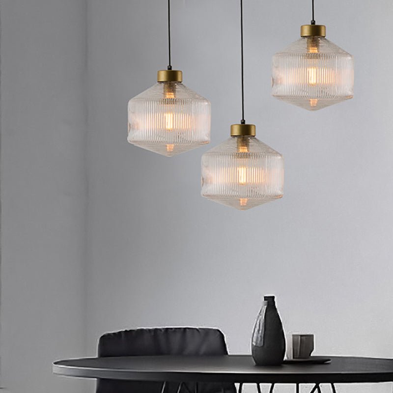 Tromel Ribbed Pendant Light