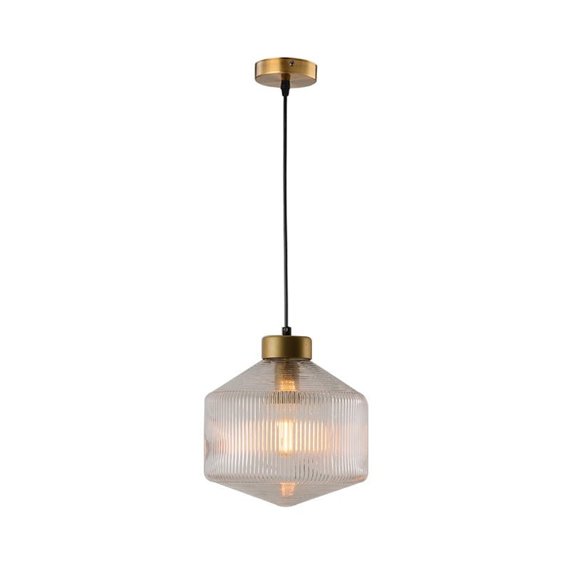Tromel Ribbed Pendant Light