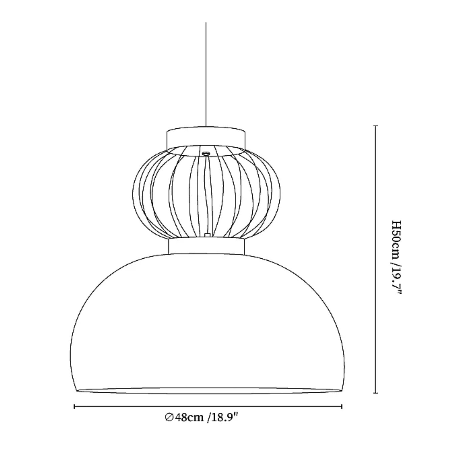 Koros Pendant Light