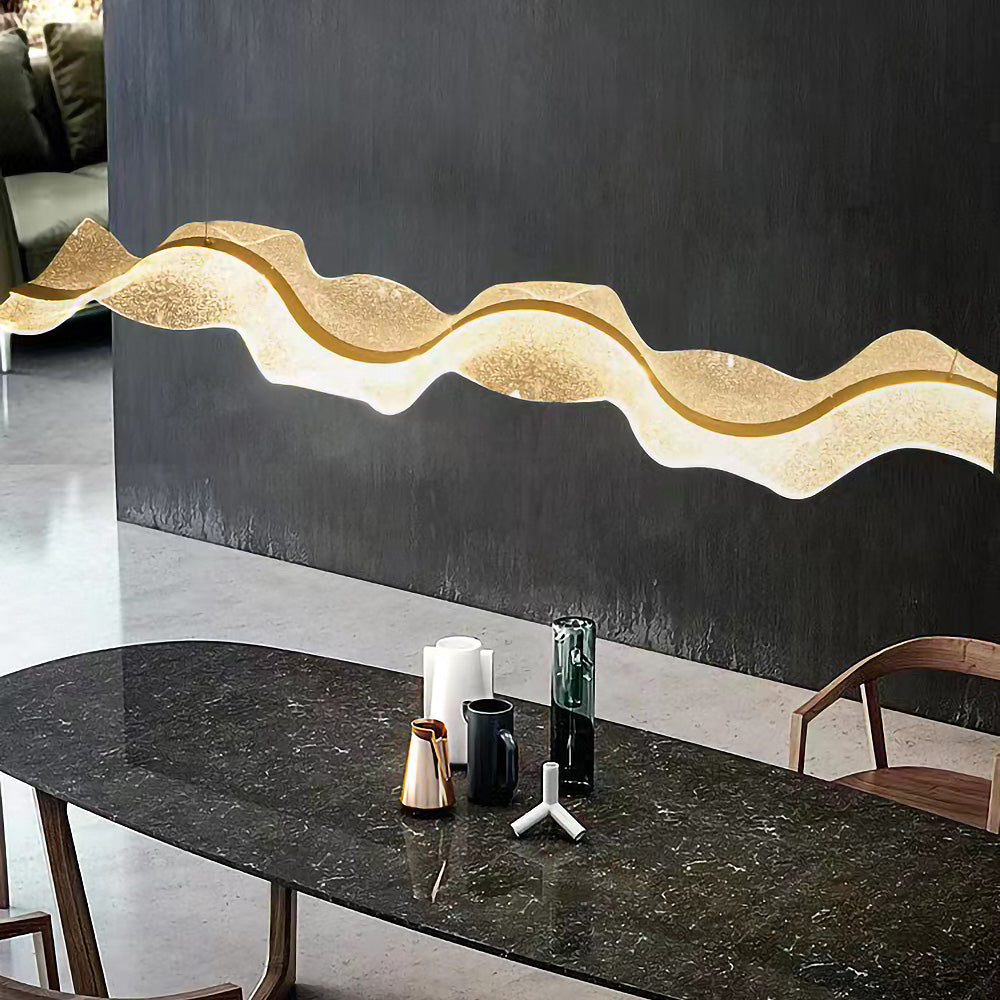 Wave Dome Pendant Light