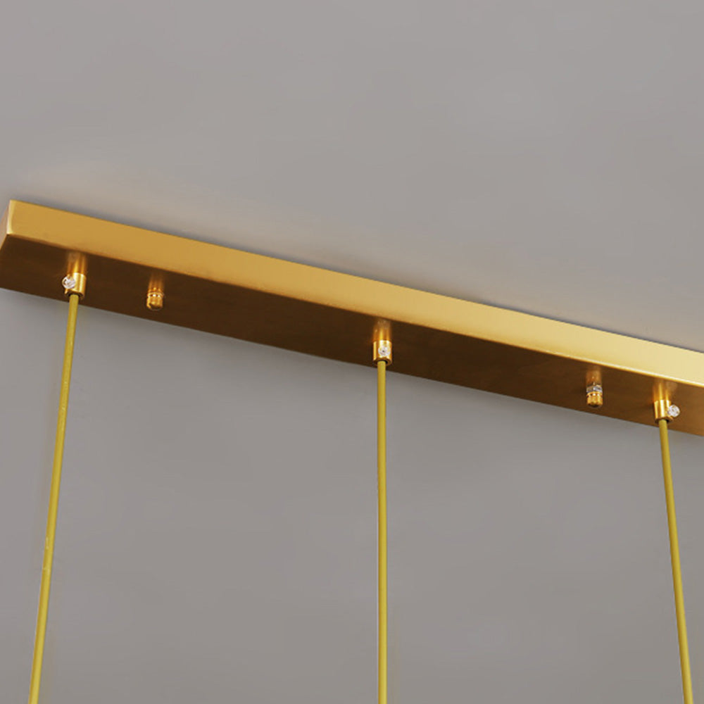 Raindrop Gold Accent Pendant Light