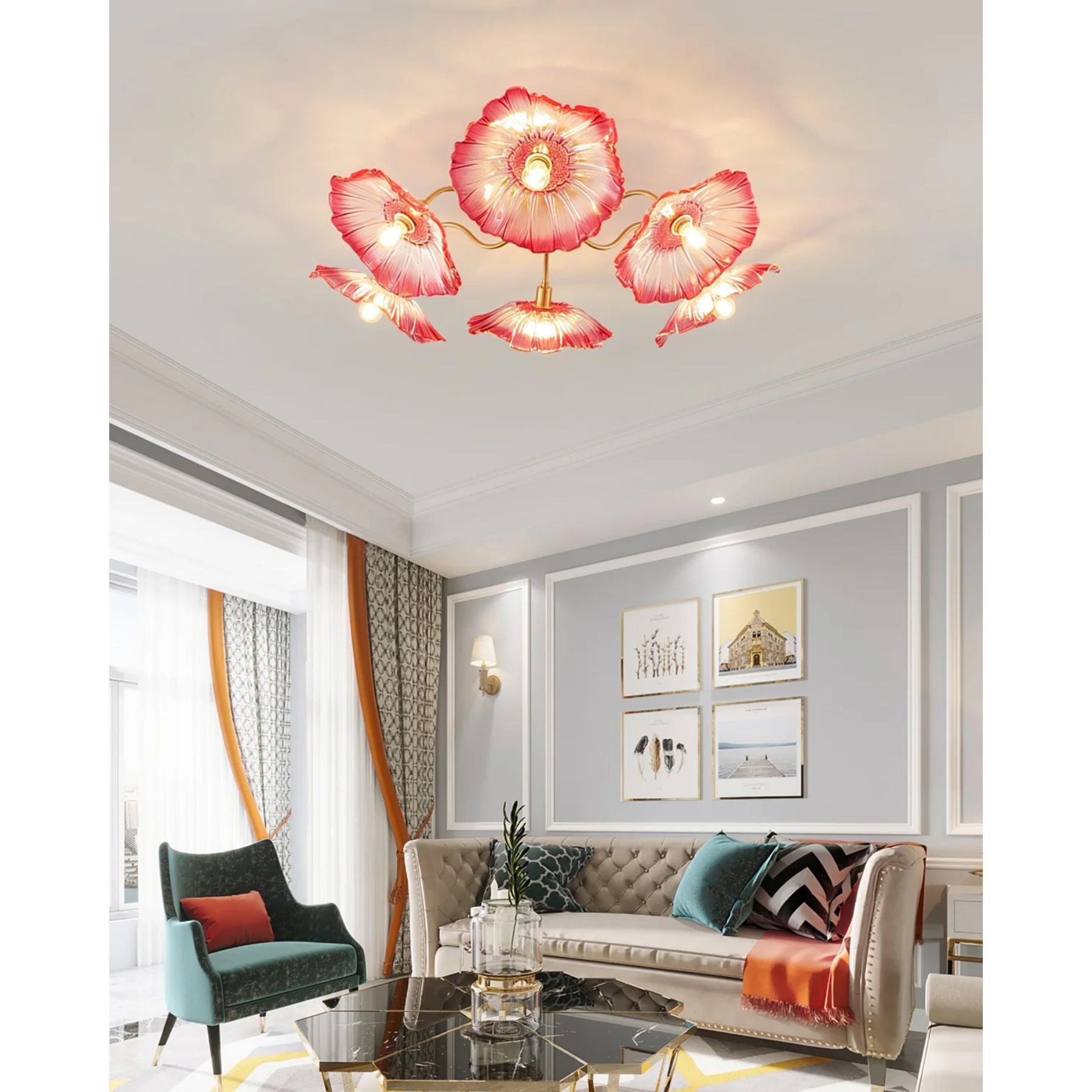Ormenu Flower Ceiling Light