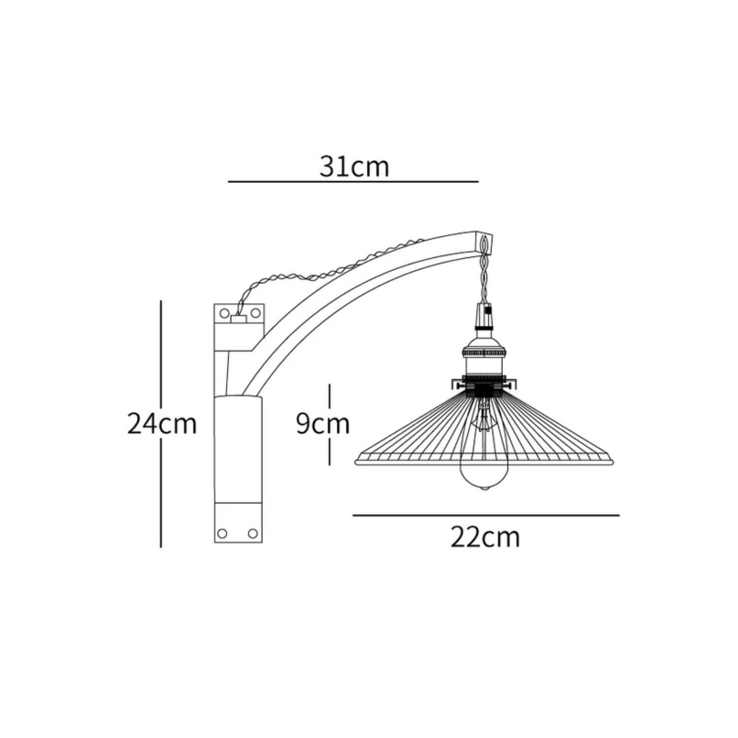 Wamose Wall Light