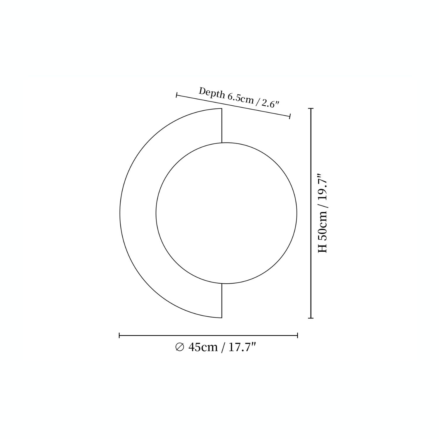 Hesco Travertine Wall Light