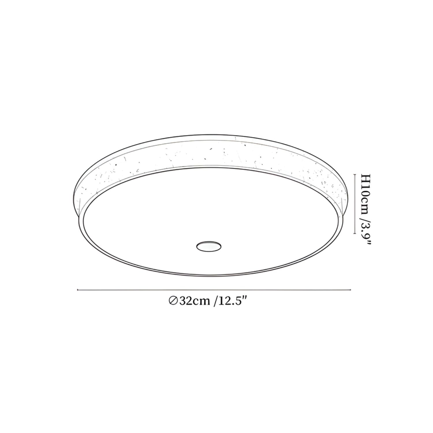 Zerpha Travertine Ceiling Light
