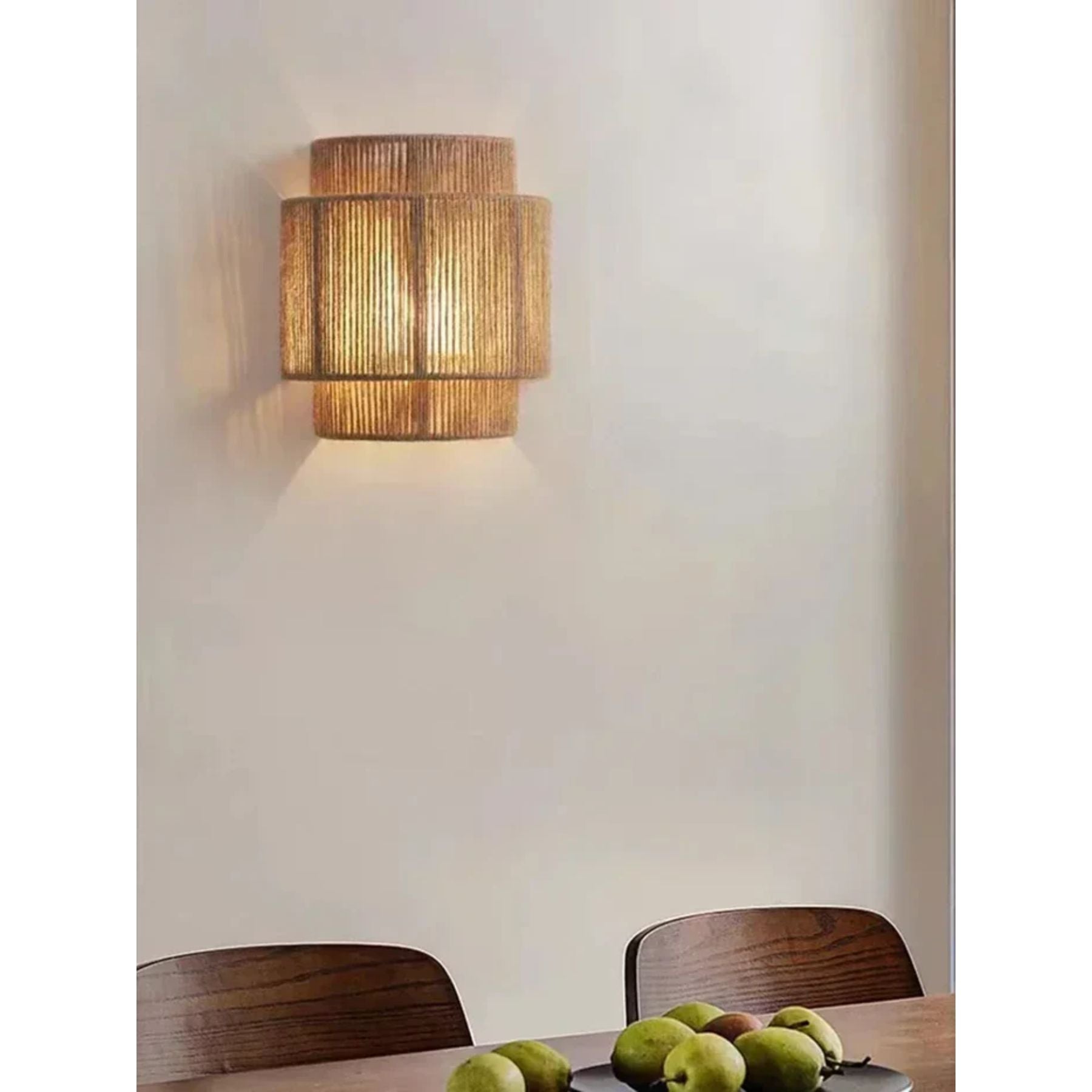 Ozu Hemp Rope Wall Light