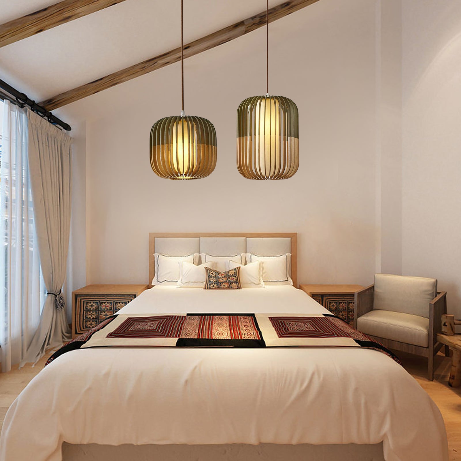 Amaya Wooden Pendant Light