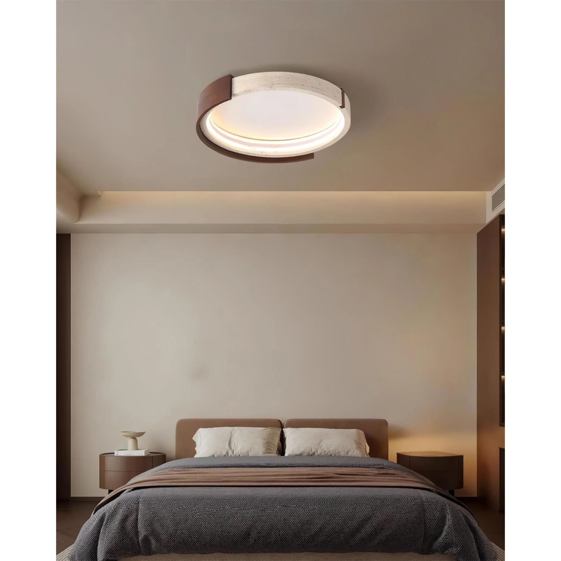 Cireqon Natural Stone Ceiling Light