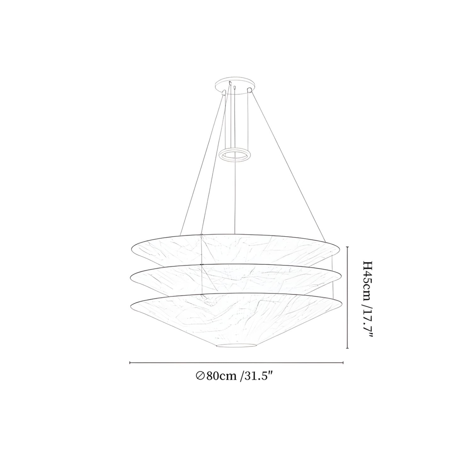Seda Silk Pendant Light