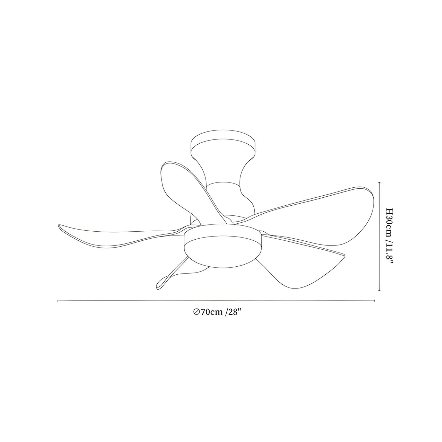 Borezy LED Ceiling Fan