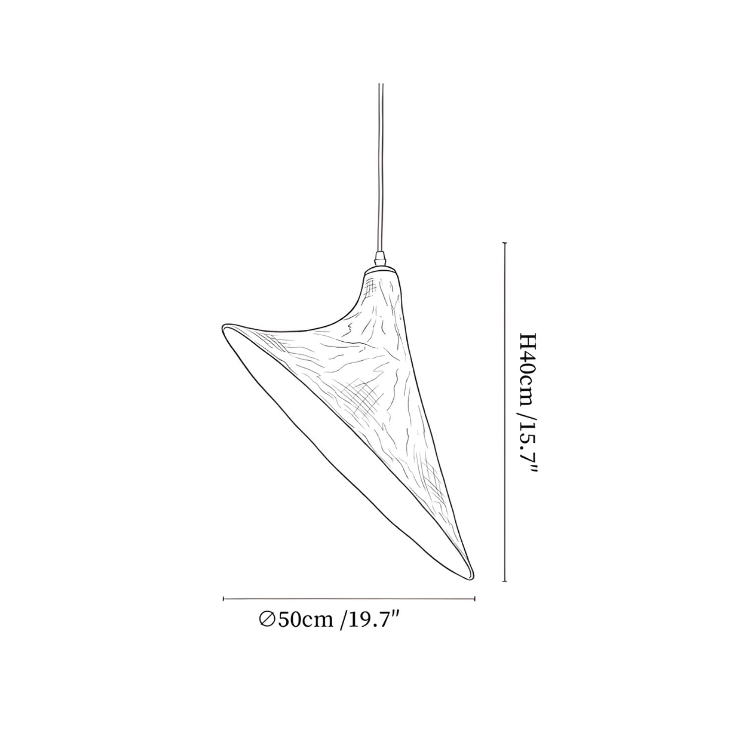 Weloma Silk Pendant Light