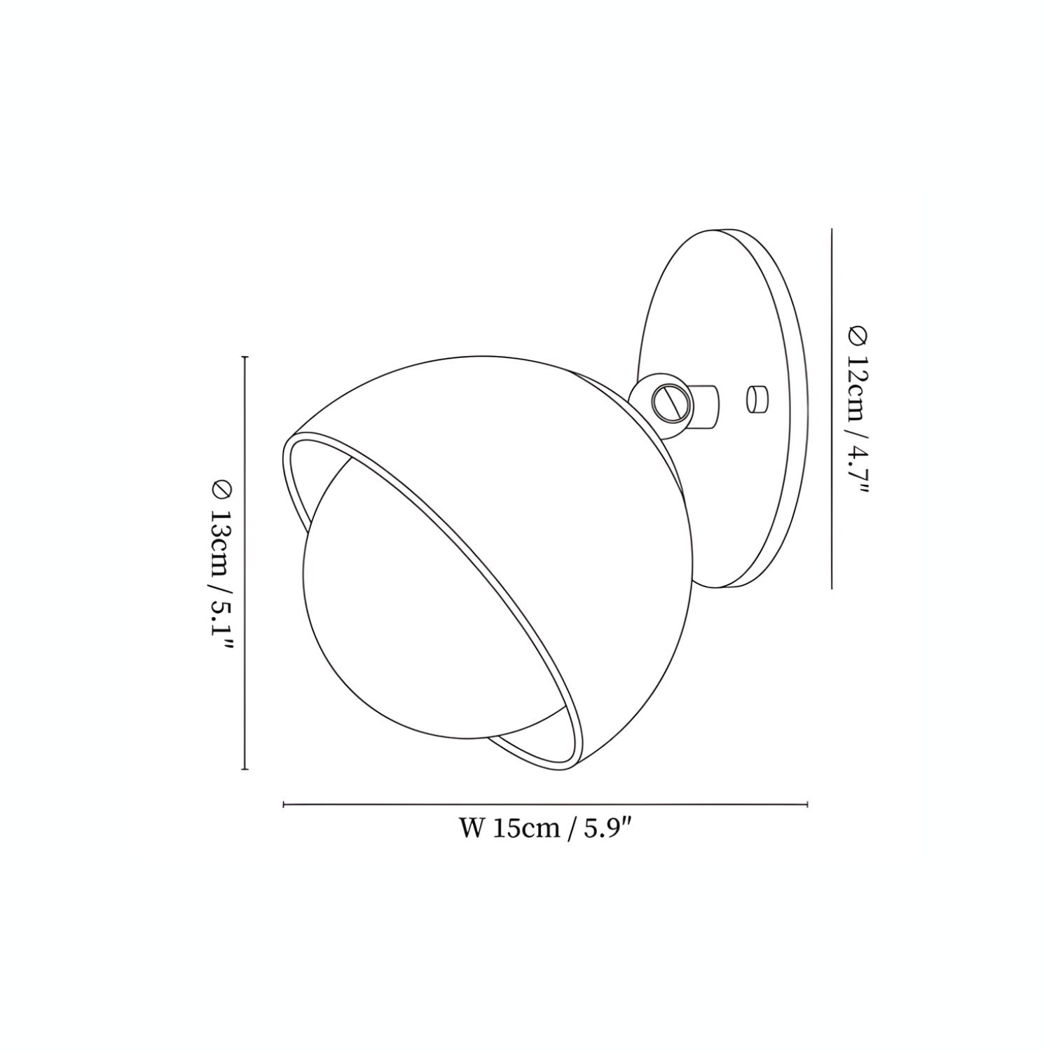 Torven Travertine Wall Light