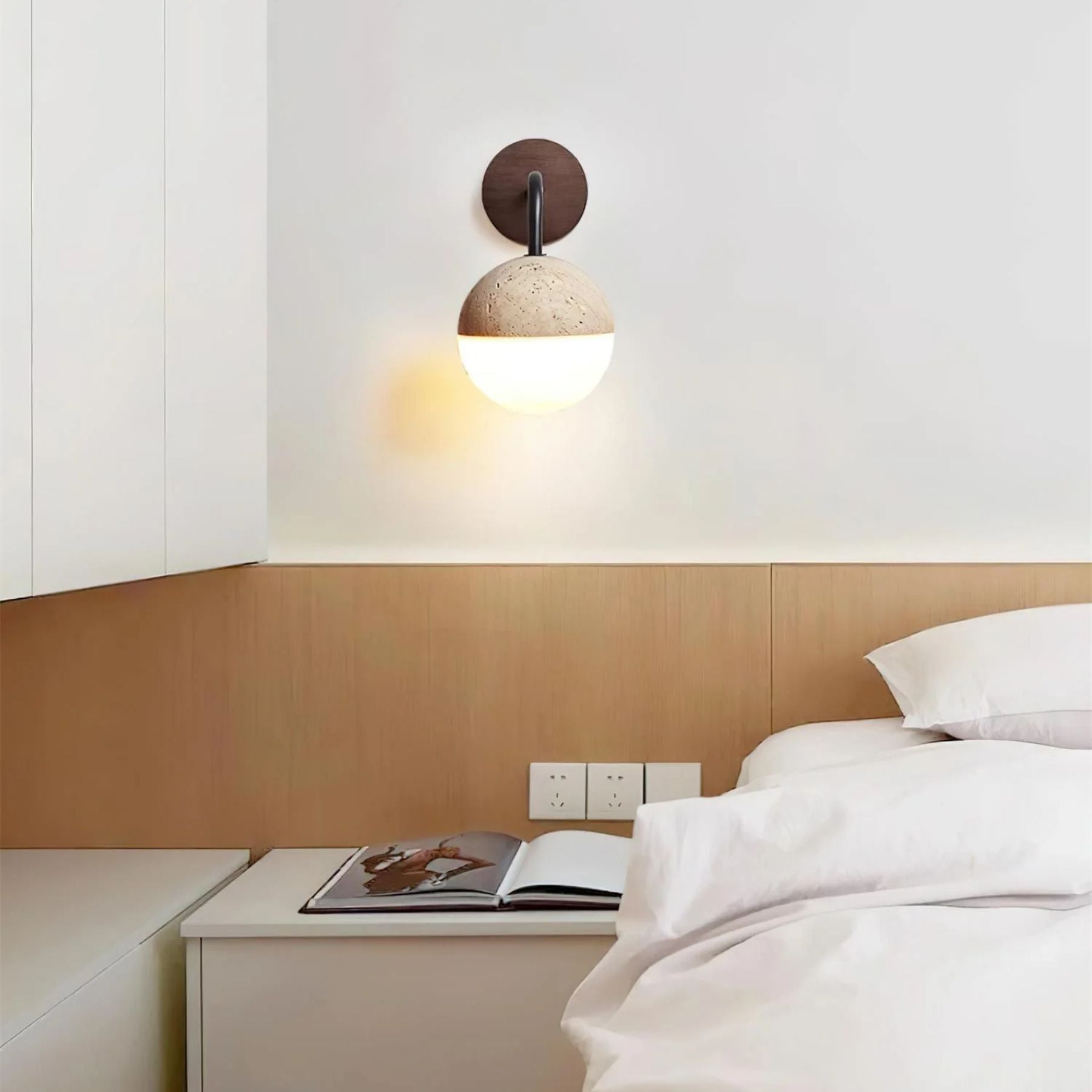 Boilin Natural Stone Wall Light