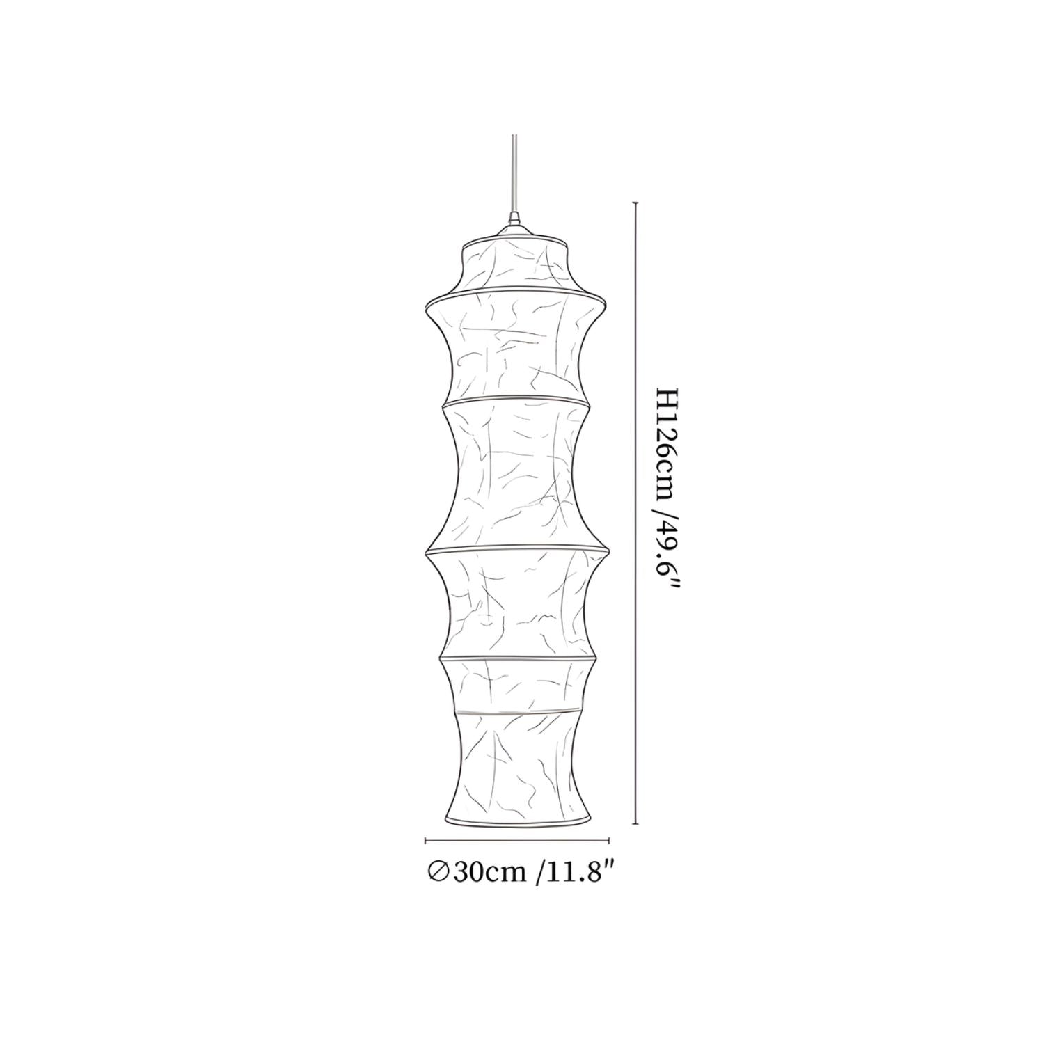 Sevana Silk Pendant Light