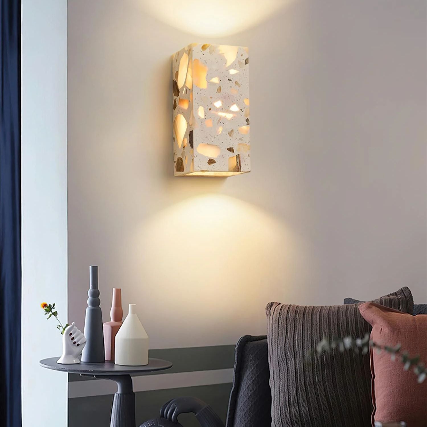 Belisca Natural Stone Wall Light