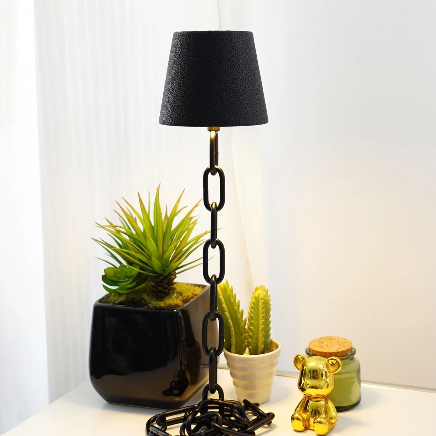 Light Chain Table Lamp