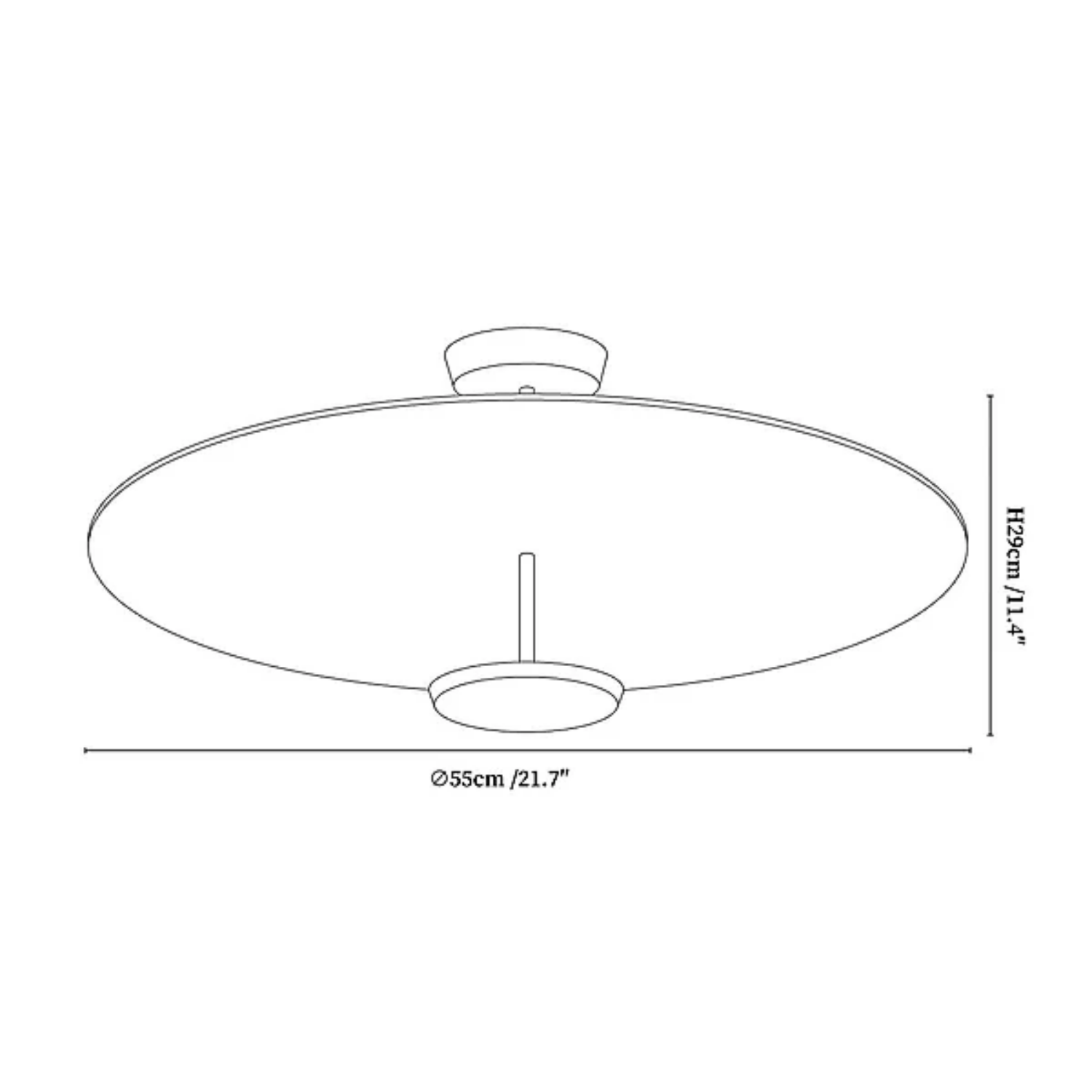 Mio Disc Ceiling Light