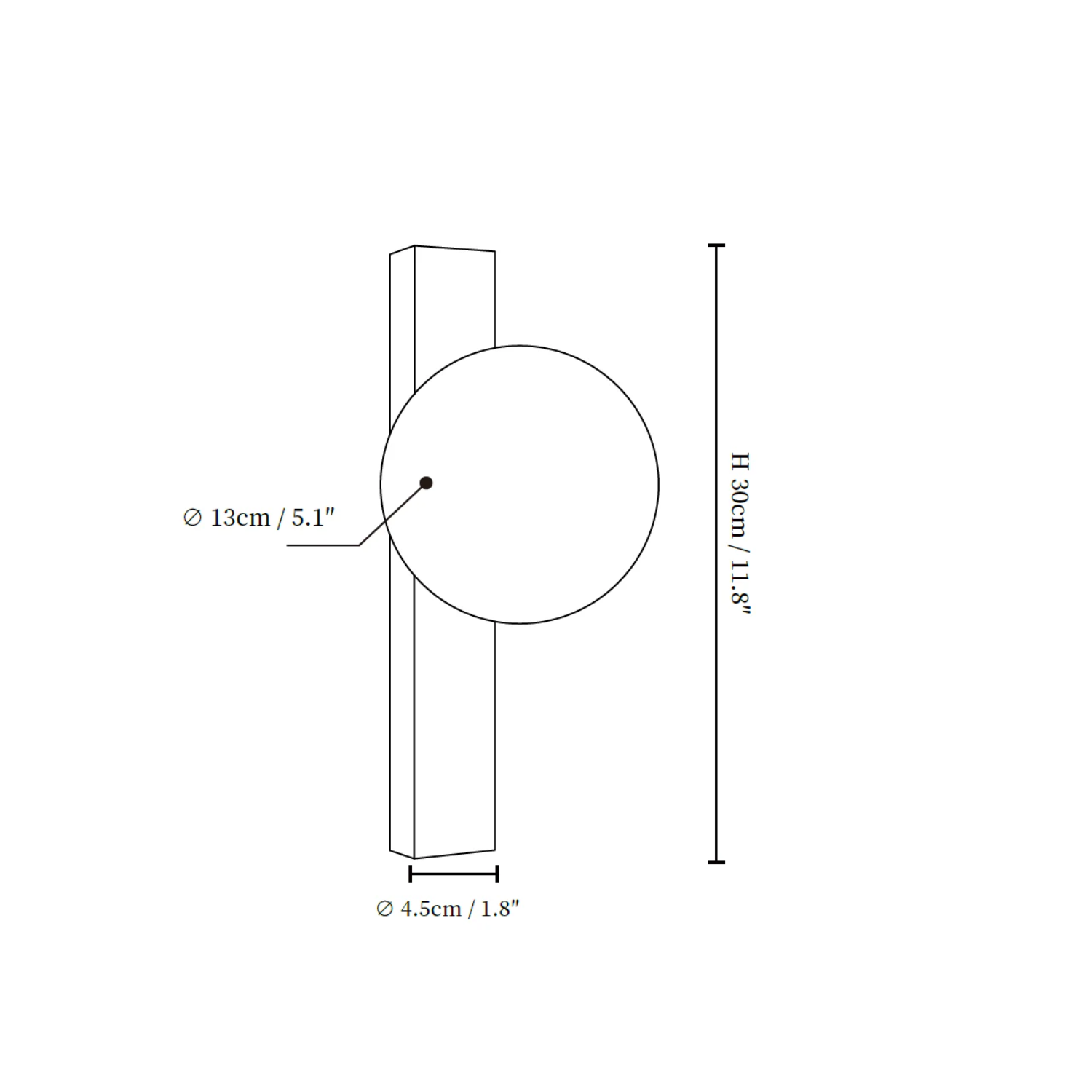 Vemme Natural Stone Wall Light