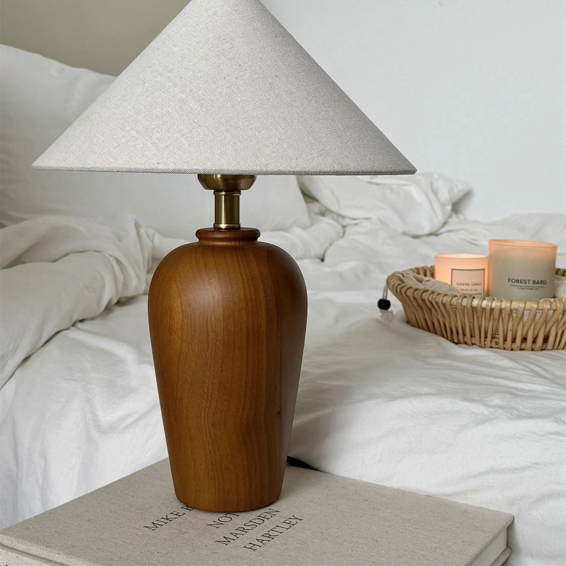 Brevo Wooden Table Lamp