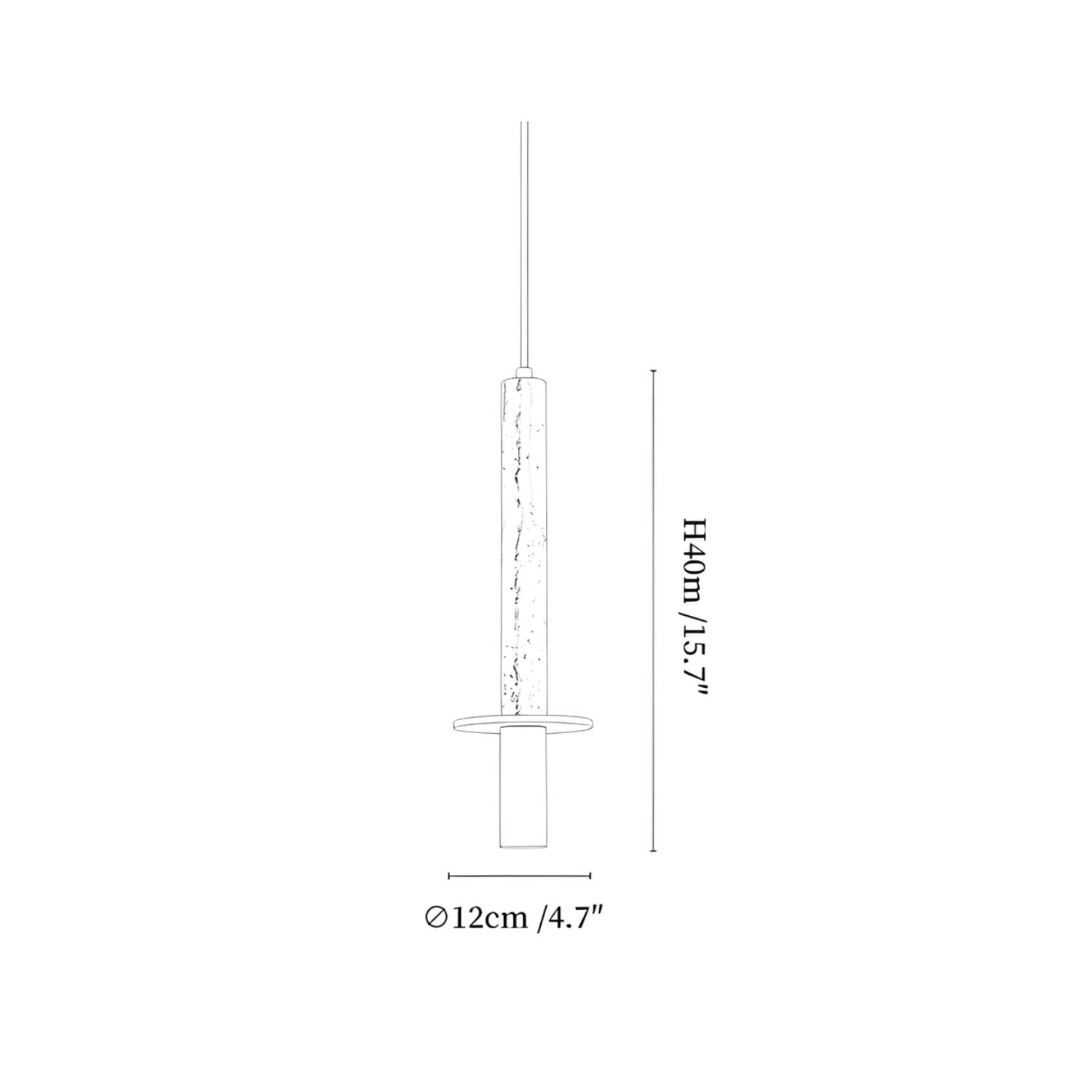 Sotene Travertine Pendant Light