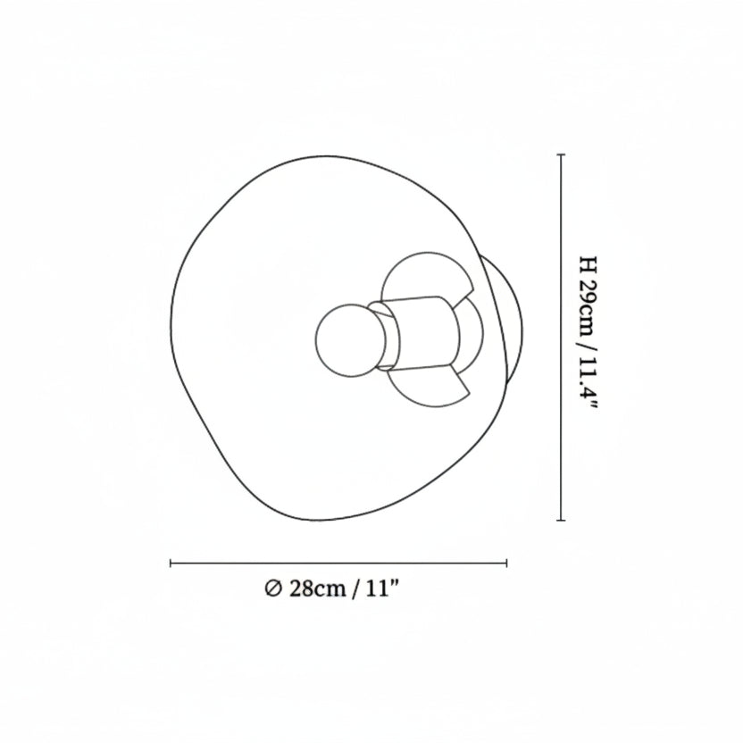 Syrlion Orb Wall Light With Plug